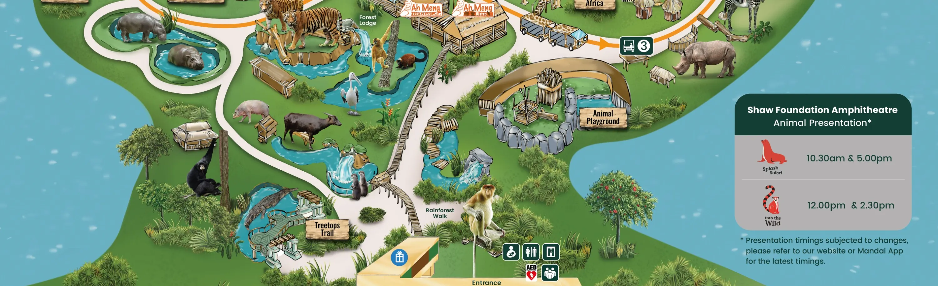 Singapore Zoo Ticket With Tram Ride